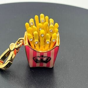 Juicy Couture Signed Retired Collectible French Fries Crystal Salt charm